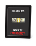 Emergency Cash Wall Frame — Luxury Money Display Wall Décor with Prop Cash | Brnd Studio